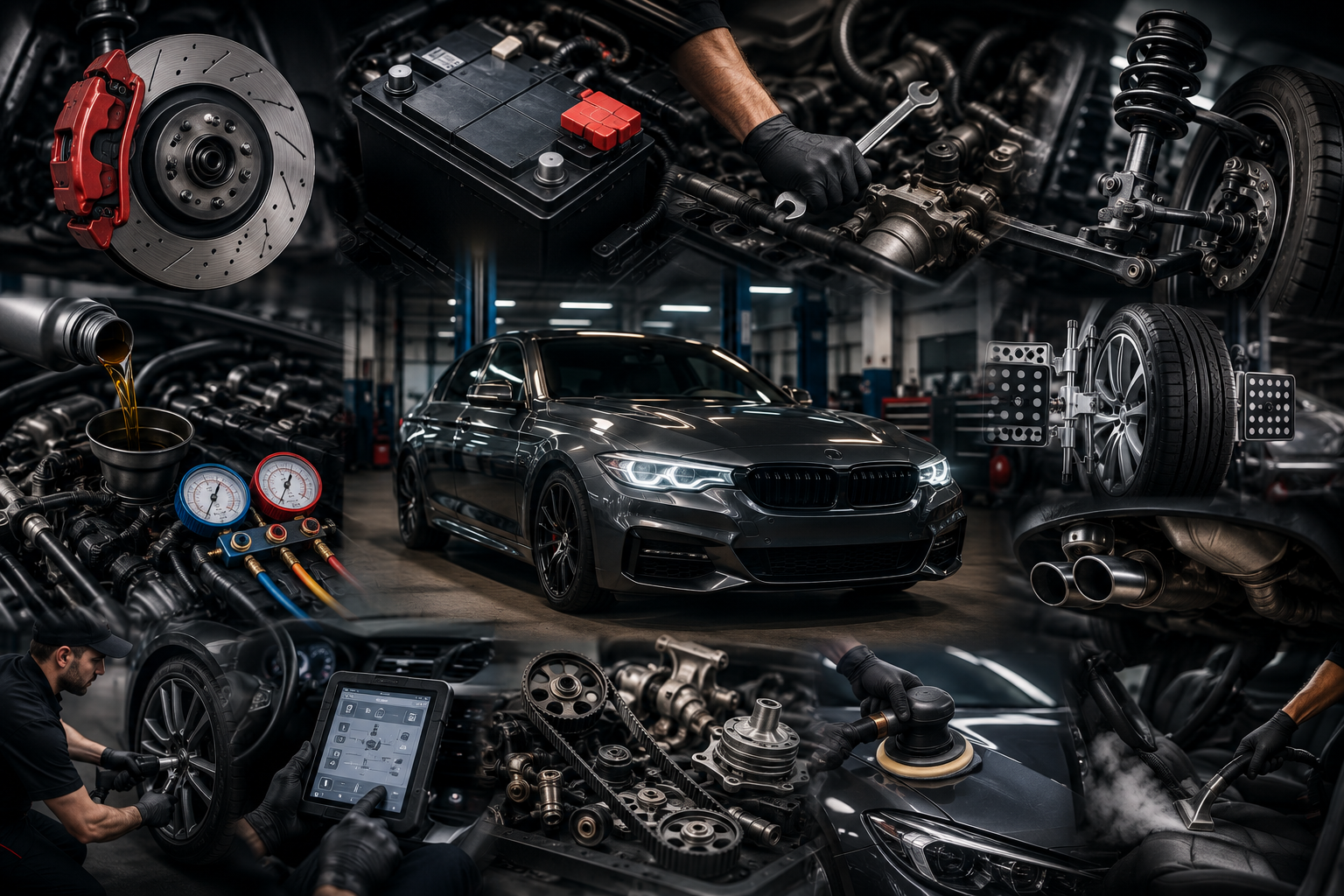 Allt din bil behöver – på ett och samma ställe. hos GS Motors bilverkstad i Järfälla