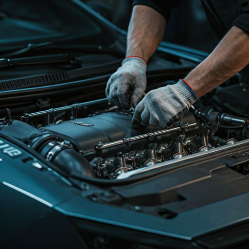 Motor reparationer / motor byten hos GS Motors bilverkstad i Järfälla