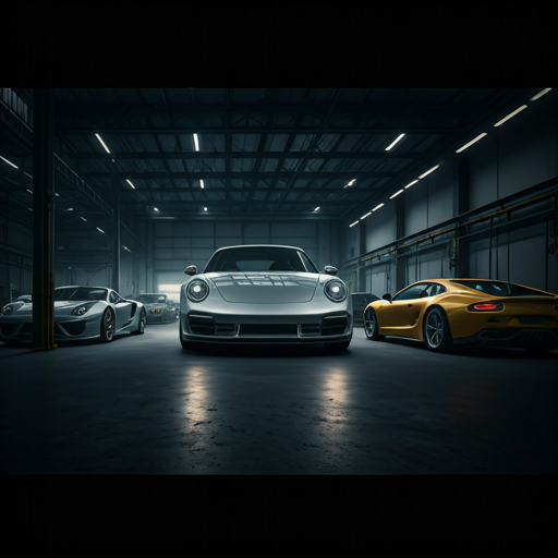 Premiumbilar i GS Motors showroom